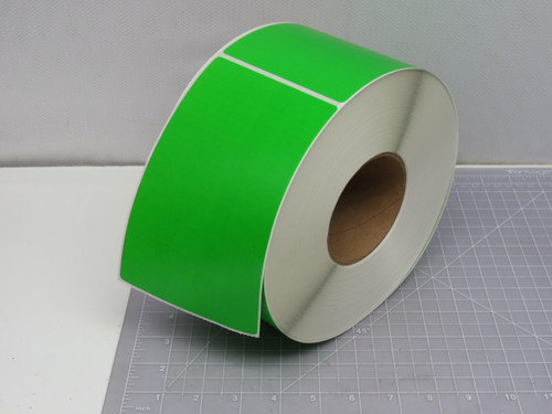 Lot of 6    4 x 6.5 In Green Labels For Sale