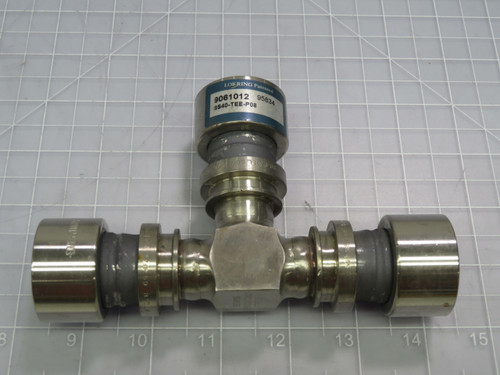 Lokring 9061012 SS40-TEE-P08 Stainless Steel Tee Pipe P08 For Sale