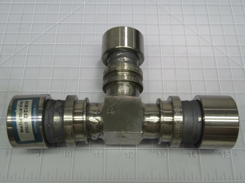 Lokring 9061242 SS40-RTEE-P12-P08 Stainless Steel Tee Pipe For Sale