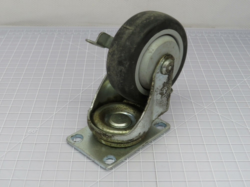 Lot of 2    3.5 In Industrial Wheels Casters For Sale