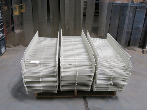 Lot of 90  H61188 FWFSGC W/7CBBE45 GMB-2BCG-1 Wire Deck for Shevlving  For Sale