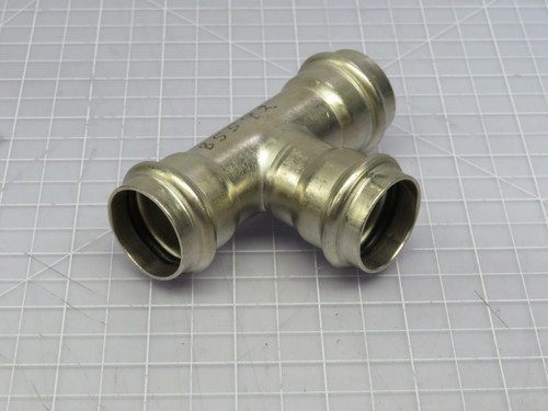 Viega 85592  FKM 304 Stainless Steel Tee Fitting  For Sale