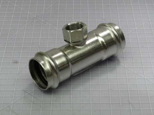 Viega 85902  ProPress (304) FKM 1-1/2 In x 1-1/2 In x 3/4 In  P1 x P2 X FPT Fitting   For Sale