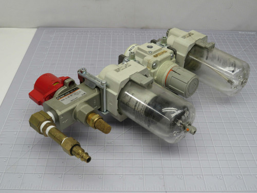 SMC VHS40-N03-Z AL40-N03-Z-A Lock Out Valve Assembly  For Sale