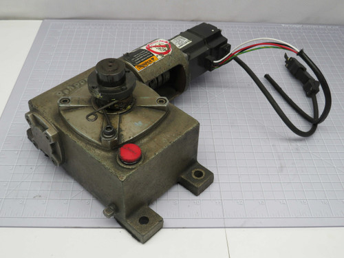Mitsubishi HC-MFS23 011801 AC Servo Motor w / Bellpony Rotary Gear  For Sale