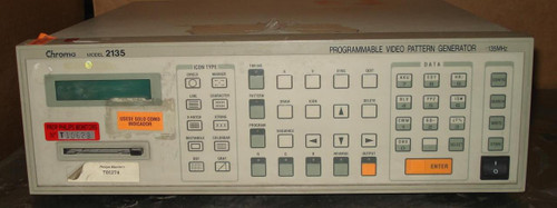 CHROMA 2135 PROGRAMMABLE VIDEO PATTERN GENERATOR 135MH