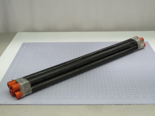 Lot of 5 Mueller 583-240IT  Black Pipe 1/2 In x 24 In 5L-0887AP   For Sale