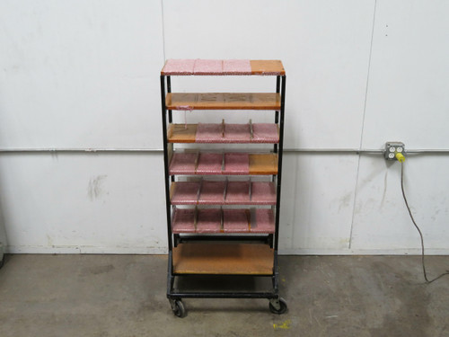6 Shelf Steel Cart  For Sale