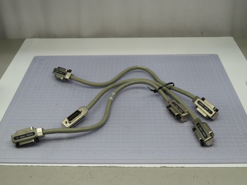Lot of 3 Agilent 10833D 08102D .5 Meter Cables  For Sale