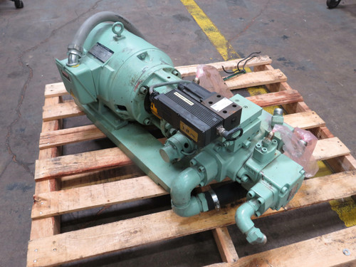 Toshiba TKK SB1100-05-140-24-4-5005 ANA2334 3 Phase Induction Motor w Hydraulics  For Sale