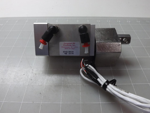 LOT OF 4 COMPACT AIR PRODUCTS SFHD138X34 PNEUMATIC AIR CYLINDERS T50391