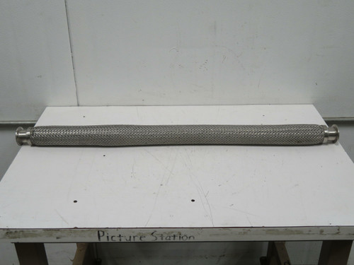 36 Inch x 2 Inch Stainless Steel Braided Hose  For Sale