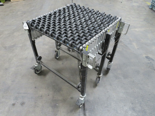 13D470  Flexible Accordian Roller Conveyor 300Lbs/Ft 8 FT X 24 In  For Sale