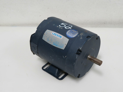Leeson C6T17NB1B B 110030.00 Electric Motor 3 PH 1/4 HP 1725/1425 RPM  For Sale