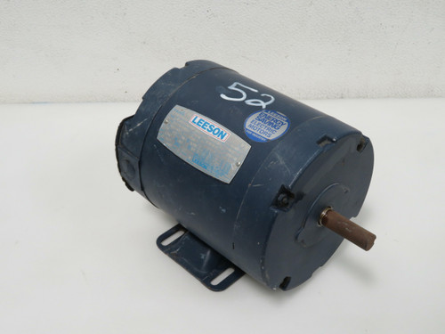 Leeson C6T17NB1B B 110030.00 Electric Motor 3 PH 1/4 HP 1725/1425 RPM  For Sale