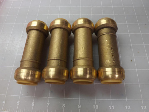 LOT OF 4 CUPC NSF 61 CU BRASS PUSH FIT FPC 1 FITTINGS T50781