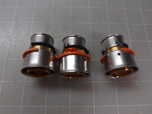 LOT OF 3 VIEGA ASTM F877 1X3/4 UPC 3/4 T ADAPTERS T50818