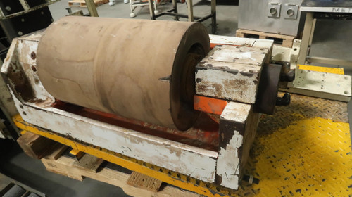 Gardner   Sanding Abrasive Stone Roller w Hydraulic Motor  For Sale