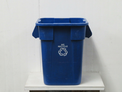 Rubbermaid 3536  40 Gal Brute Square Trash 23 in X 23 in X 28 in  For Sale