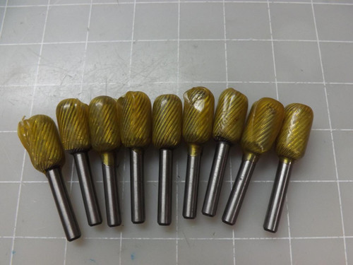 LOT OF 9 HSS OVAL 1/2X1X ROTARY FILE T50853