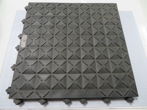 Lot of 148 Advantagemats 124932 D599039 18 In X 18 In Black Mats  For Sale