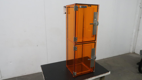 Terra Universal 1965-00-1  Two Door Custom Amber Desiccator  For Sale