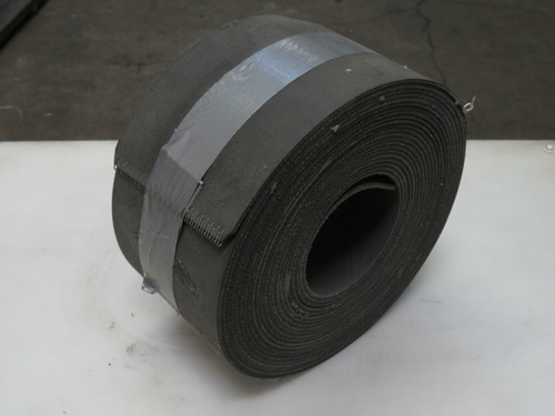 40 Ft x 6 In Black Conveyor Belt  For Sale