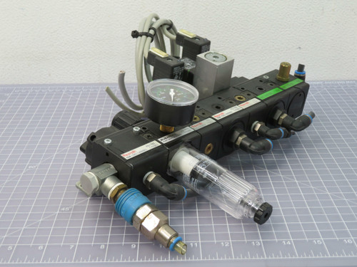 Rexroth 0821300922 0821300920 Pneumatic Exhaust Valve Assembly   For Sale