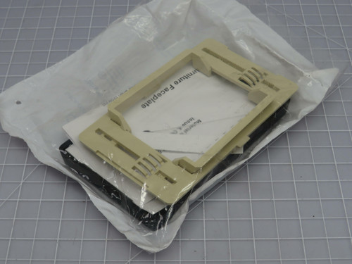 Lot of 15 Commscope 700189046 M4CA-003 M4CA Type Adjustable Furniture Faceplate Black  For Sale