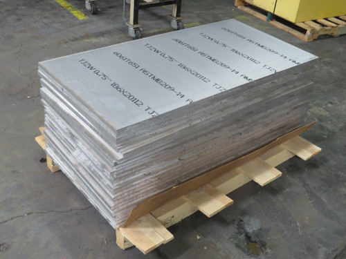 6061T651  Aluminum Metal Plate 48 X 24 X 3/4 in   For Sale