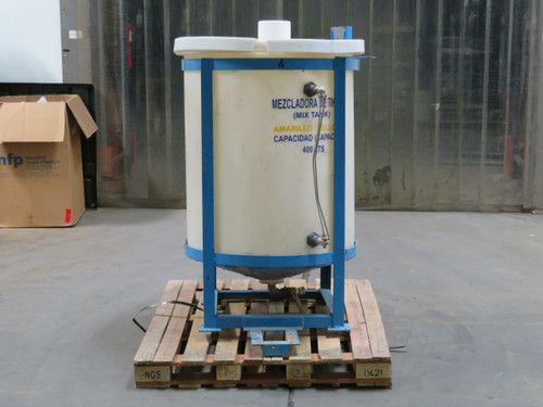 Large Industrial Plastic Mixing Tank 400 Liter  For Sale
