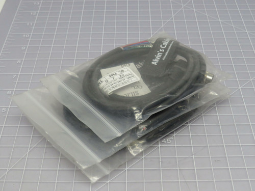 Lot of 3 Alvin X001B82NBZ  1 M right angle H6pin Female To Open End Cable  For Sale