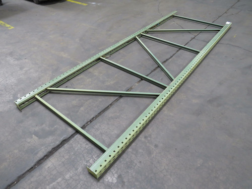 12 FT X 48 IN Teardrop Pallet Rack Upright   For Sale