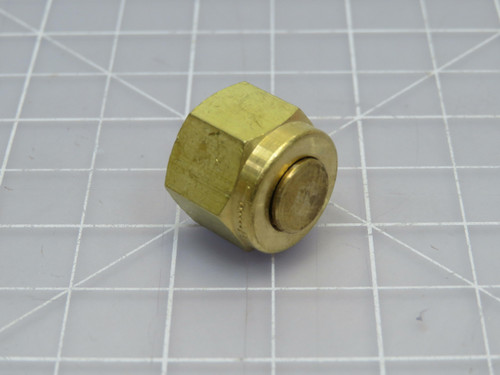 Lot of 20 Parker 6BLP6-B  Cap Brass Comp 3/8 in   For Sale