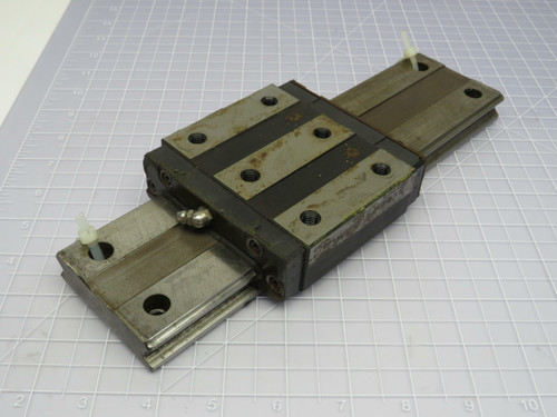 THK HRW35  Linear Bearing Block on a 11 In Rail  For Sale