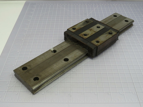 THK HRW35  Linear Bearing Block on a 14 In Rail  For Sale