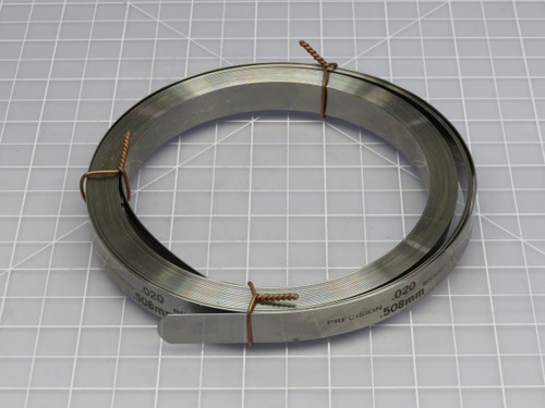 Precision Brand 1361195  Feeler Gage Stock Thickness 0.020 in UPC19600 1/2 in X 25 in Coil  For Sale
