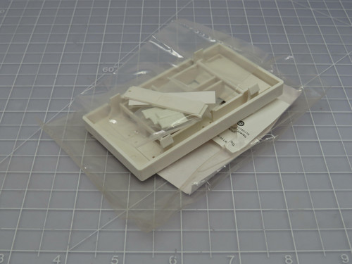 Lot of 75 Commscope 6644114401  White 4 Port Furniture Faceplate  For Sale