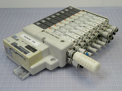 SMC EX140-SDN1 DeviceNet Valve Terminal Solenoid  24 VDC 16 Points  For Sale