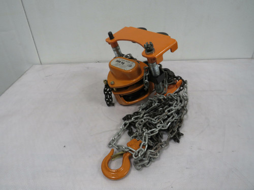 Vestil LOW-1P  Combination Chain Hoist/Trolley Chain Block 1000 lbs   For Sale