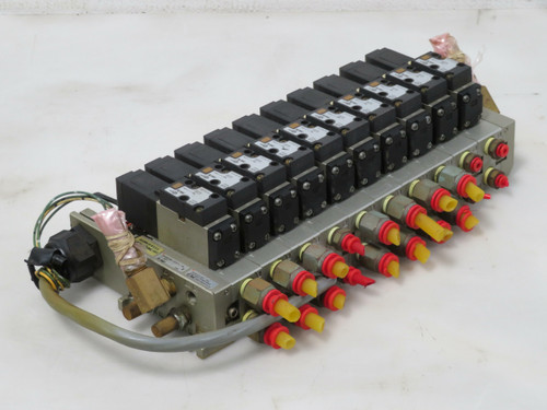 SMC NVV5FS2-01T1-10 1-02T VFS2100-5FZ Solenoid Valves Manifold Base  For Sale