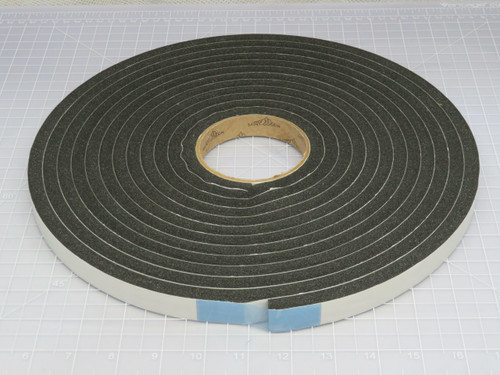 Lot of 20  90164A046 V7412 Tape PVC FOAM  0.0375in X 0.5 Med Black 3/8 in X 3/4 in X 25 FT  For Sale
