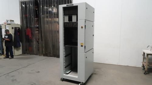 80 In High Industrial Test Equipment Cabinet 19 in   For Sale