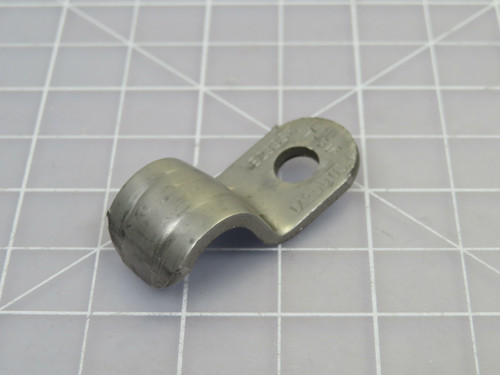 Lot of 100    T-316 1/2 In One Hole Od SX Pipe Strap 1/2OD USA  For Sale