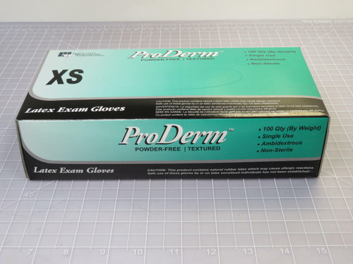 Lot of 100 Innovative Healthcare Corporation 155050  Latex Exam Gloves XS  For Sale