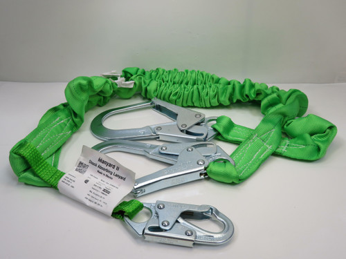 Miller 231M/6FTGN  Manyard II Green Polyester Webbing Shock-Absorbing Lanyard - 6 ft Length  For Sale