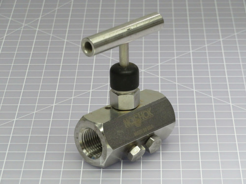 Noshok 604-FFS-DB 316SS 1/2 in Block & Bleed Valve 10000 PSI 200 Deg F  For Sale