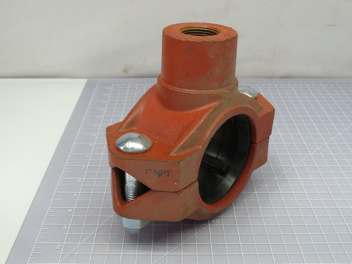 Victaulic   3 in Style 72 Grooved IPS Outlet Coupling  For Sale