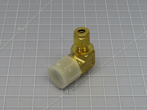 Lot of 10 Parker 4MSEL8N-B  A-lok Brass Adapter Elbow  1/4 in tube X 1/2 in  NPT  For Sale