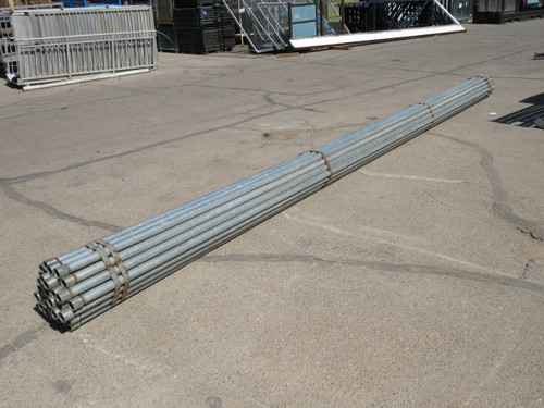 LONG GALVANIZED STEEL ELECTRICAL CONDUIT A53 PIPE 21 FT x 1.5 IN